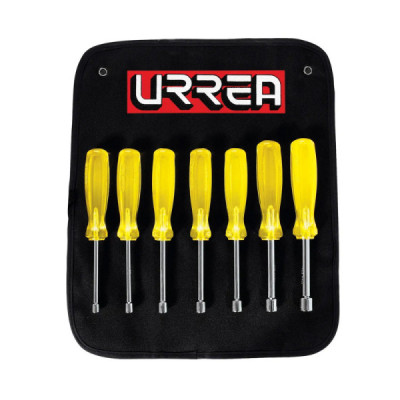 Juego 7 Destornilladores Para Puntas Urrea 5 Mm A 11 Mm (9230M)