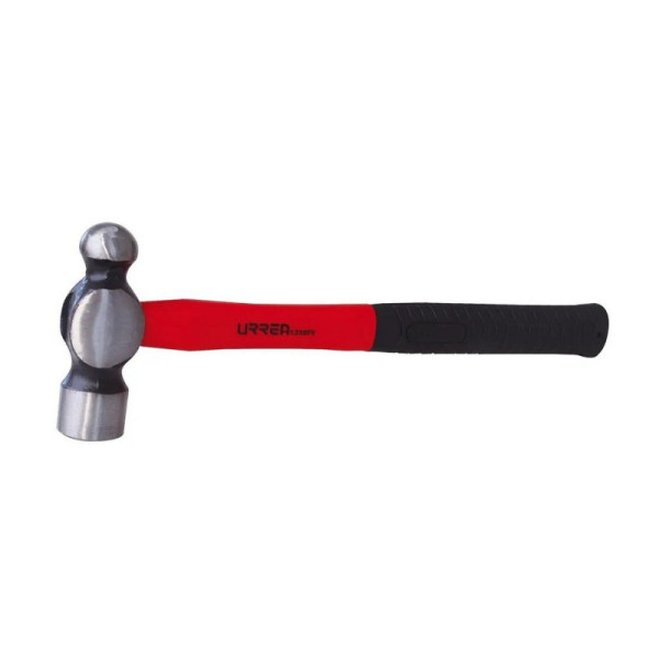 Martillo De Bola Maquinado 16 Oz Urrea Mango Fibra De Vidrio (1316FV)