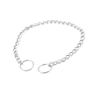 Cadena De Castigo De 45 Cm Para Perros Wolfox Acero Cromado