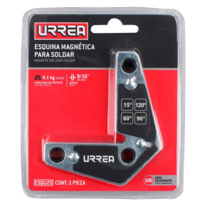 Esquina Magnética Para Soldar Multiángulo 20lb (9.1kg) Urrea (ESQU20)