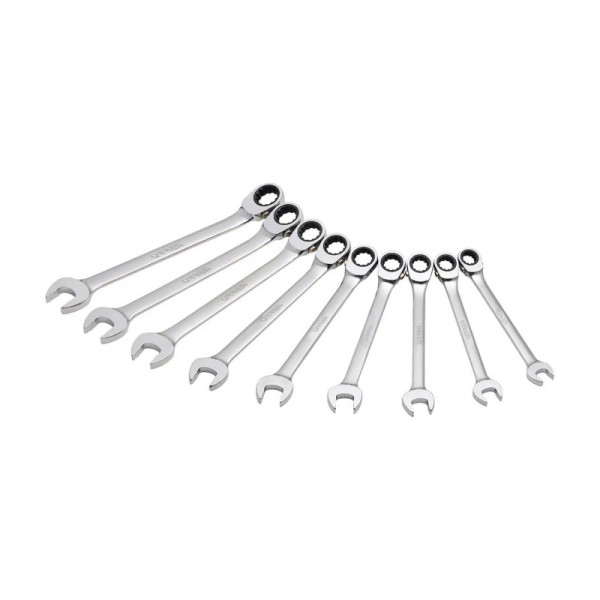 Juego 9 Llaves Reversibles Con Ratchet Urrea Spline Pulgadas (JLMC9R)