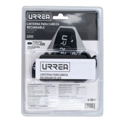 Linterna Recargable Minero 250 Lm 6500 K Industrial Urrea (LCR25)