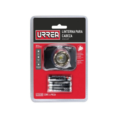 Linterna Recargable Minero 100 Lm 3 Niveles Industrial Urrea (LCU100)