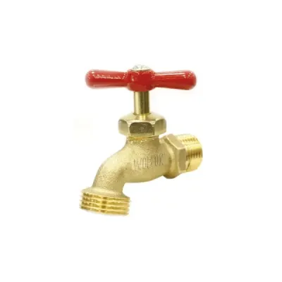 Llave De Agua 1/2' En Zinc Wolfox Con Salida De 3/4'