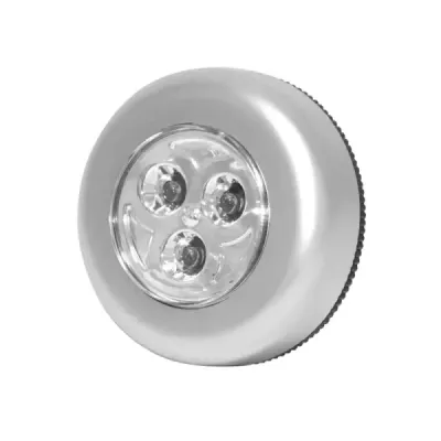 2 Luces Led Multiusos Para Pegar Redondas Fulgore De 70 Mm