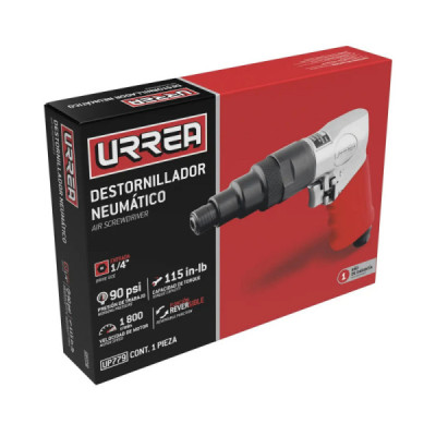 Atornillador Neumático 115 In-lb Industrial Urrea 1800 Rpm (UP779)