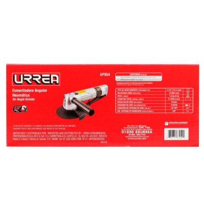 Pulidora Esmeriladora Neumática 4.1/2'' En Aluminio Urrea (UP854)