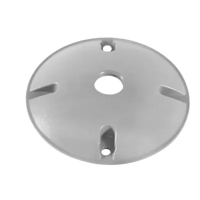 Tapa Para Rosetas Circular Intemperie Fulgore De 1 Toma