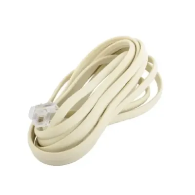 Cable Para Teléfono De 7.5 M Fulgore Resistente Y Flexible