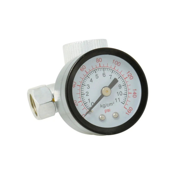 Regulador De Flujo De Aire 0 A 160 Psi Con Manómetro Surtek (108101)