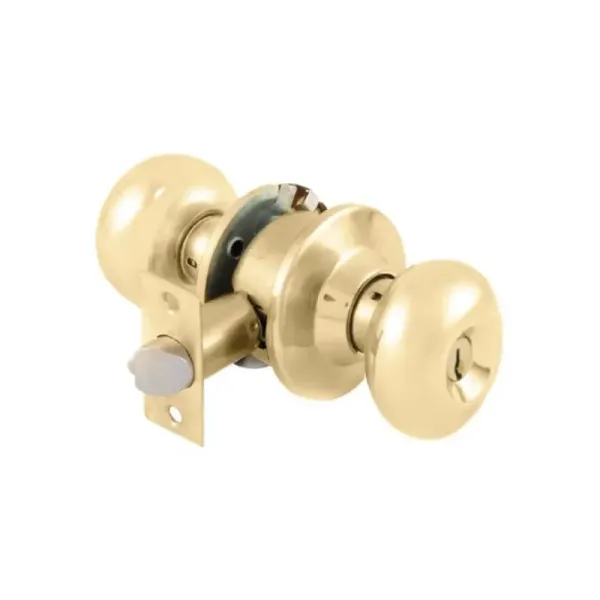 Chapa Para Baño Tipo Ovalado Topforge Latón Brillante (PF0057)