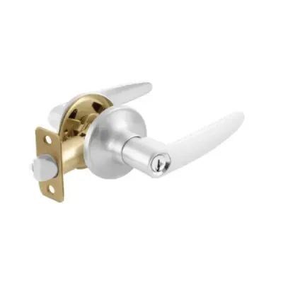 Chapa Para Baño De Manija Recta Topforge Cromo Mate