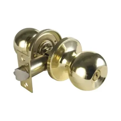Chapa Para Baño Tipo Tubular Topforge Latón Brillante