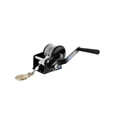 Malacate Winch De Manivela 907 Kg Toolcraft Cable 9.5 Metros