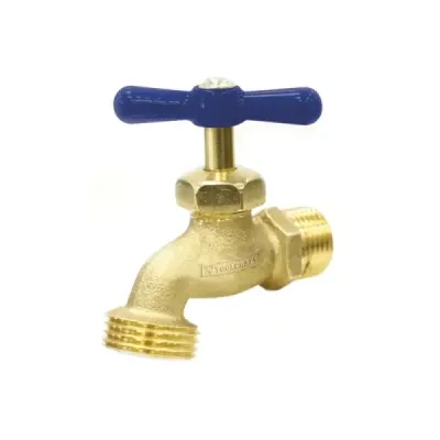Llave De Agua 1/2' En Latón Toolcraft Con Salida De 3/4'