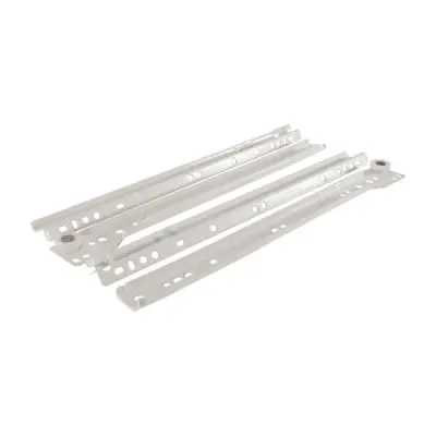 2 Guías Extensión Para Cajones 60 Cm Topforge Color Blanco