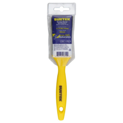 Brocha Para Pintar 1.1/2'' Cerdas Naturales De 40 Mm Surtek (123312)