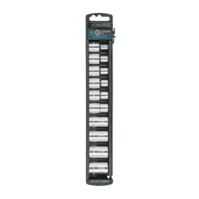 Juego De 10 Copas Torx Desde E8 Hasta E24, Cuadrante 1/2" Truper
