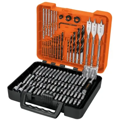 Juego De Brocas, Copas Y Puntas De 100 Piezas Con Estuche Truper