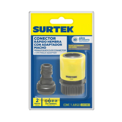Conectores Sistema Click Para Accesorios De Riego Surtek (130383)