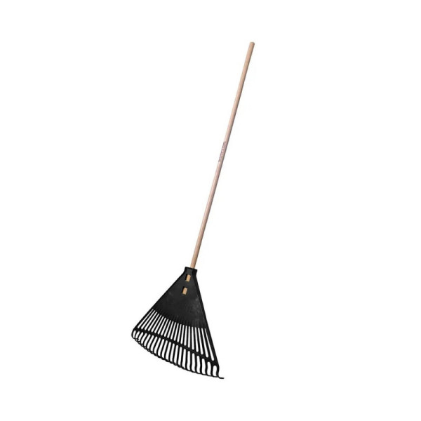 Rastrillo Escoba Plástica 55 Cm 22 Dientes Negra Surtek (132052)