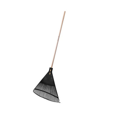 Rastrillo Escoba Plástica 61 Cm 26 Dientes Negra Surtek (132053)