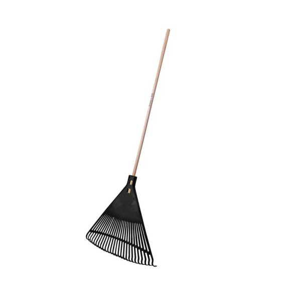 Rastrillo Escoba Plástica 61 Cm 26 Dientes Negra Surtek (132053)