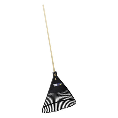 Rastrillo Escoba Plástica 61 Cm 26 Dientes Negra Surtek (132053)