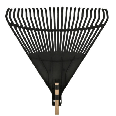 Rastrillo Escoba Plástica 61 Cm 26 Dientes Negra Surtek (132053)