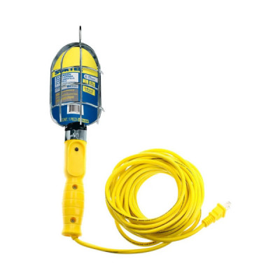 Lámpara Taller Canastilla Metálica 8 M 75 W Surtek Amarilla (136096)