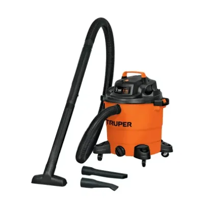 Aspiradora Sopladora 3700 W 45 L Truper Sólidos Y Líquidos