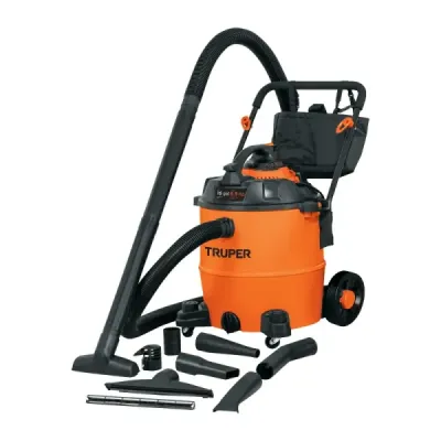 Aspiradora Sopladora 4850 W 60 L Truper Sólidos Y Líquidos