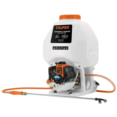 Fumigador A Gasolina De Mochila, 25 Litros, Motor 2 Tiempos Truper