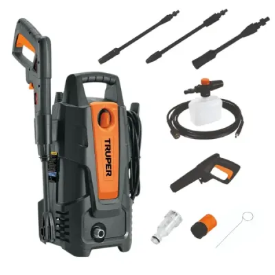 Hidrolavadora Eléctrica 1500 Psi 1400 W Truper Con Jabonera
