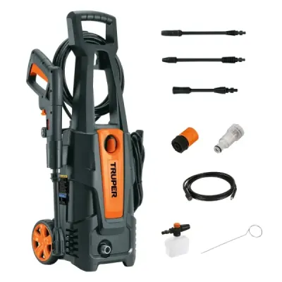 Hidrolavadora Eléctrica 1800 Psi 1500 W Truper Con Jabonera