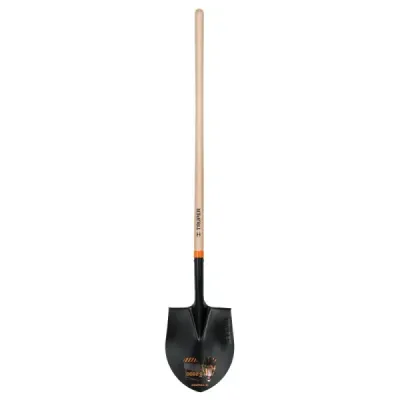Pala Redonda Tradicional 146 Cm X 27 Cm Truper Mango Madera
