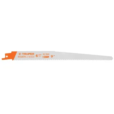 2 Seguetas Para Sierra Sable 9", 6 Dpp Para Uso En Madera Truper