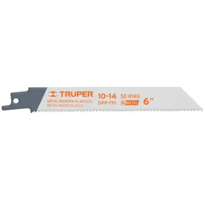 2 Seguetas Para Sierra Sable 6", 10-14 Dpp De Uso General Truper