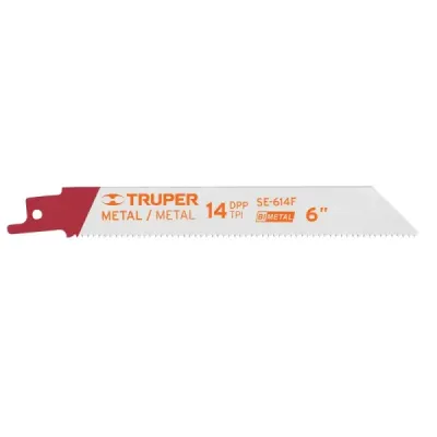 2 Seguetas Para Sierra Sable 6", 14 Dpp Para Uso En Metales Truper