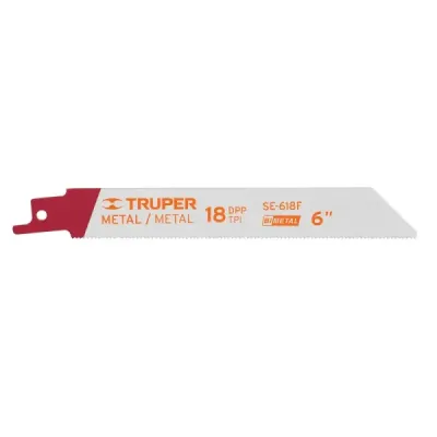 2 Seguetas Para Sierra Sable 6", 18 Dpp Para Uso En Metales Truper