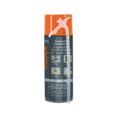 Espuma Expansiva Multiusos 300 Ml Para Aislar, Sellar, Pegar Truper