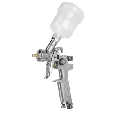 Pistola Para Pintar De Gravedad Hvlp 120 Ml, Boquilla 1.0 Mm Truper
