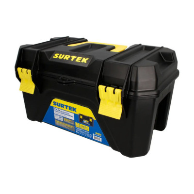 Caja De Herramientas 19'' X 10'' Charola Y Broches Surtek (CPS19P)