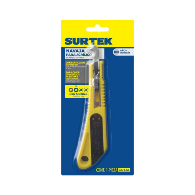 Bisturí Cortador Acrílico 6.9/32'' Intercambiable Surtek (CUTA1)