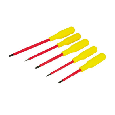 Set 5 Destornilladores Dieléctricos Estrella Y Pala Surtek (D4V)
