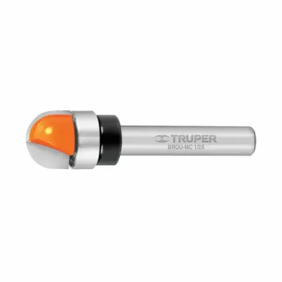 Fresa Media Caña Con Balinera, Diámetro 1/2", Corte 9.5 Mm Truper
