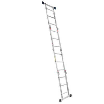 Escalera Multiposicion 150 Kg 12 Peldaños Surtek En Aluminio (EM212) Escalera Multiposicion 150 Kg 12 Peldaños Surtek En Aluminio (EM212)