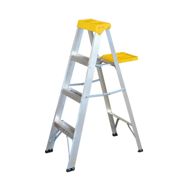 Escalera De Tijera 3 Peldaños Antideslizantes 90 Kg Surtek (ET3)