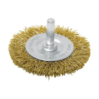 Grata Circular De Alambre Grueso De 2", Zanco De 1/4" Truper