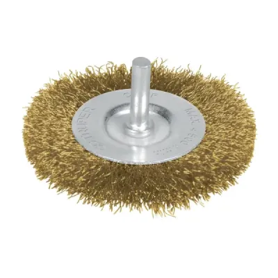 Grata Circular De Alambre Fino De 3", Zanco De 1/4" Truper